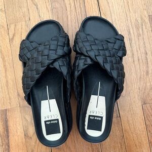Dolce Vita Black Braided Sandals